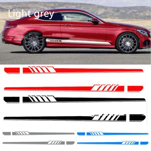 Side skirt stripe side car sticker