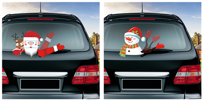 Popular Santa Claus  and Friends wiper Stickers