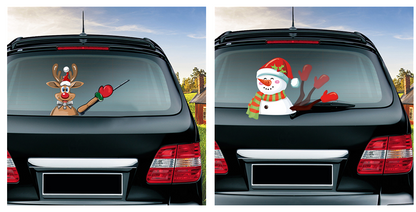 Popular Santa Claus  and Friends wiper Stickers